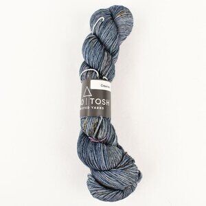 MadelineTosh DK Twist Yarn Hand Dyed 100% Merino Wool Crewneck Blue